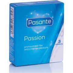 Lot de préservatifs Passion Condoms Dotted More Pleasure 3 unités
