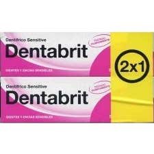 Dentabrit Gommes Sensibles 75ml+75ml