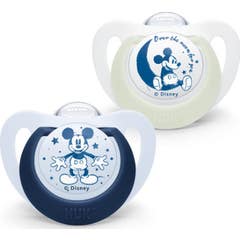 Nuk Star Day Night Mickey Mouse T2 6-18M 2 uts