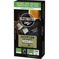 Destination Exception Pur Arabica Exception Bio 10uts