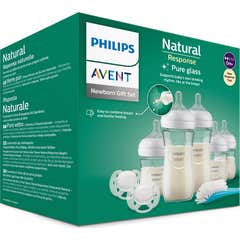 Philips AVENT Coffret cadeau Natural Response Newborn en verre 5 unités