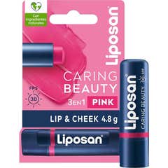 Labello Caring Beauty Baume à Lèvres 3 en 1 Pink SPF30 4,8 g