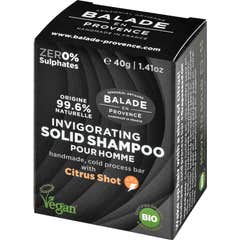Balade en Provence Shampooing Solide Énergisant Homme Bio 40 g