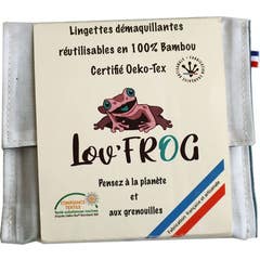 Lov'Frog Lingettes Démaquillantes Réutilisables Bambou 4 Unités