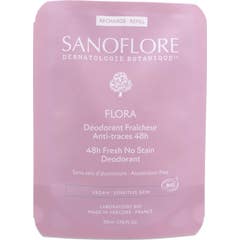 Sanoflore Recharge Déodorant 48H Fraîcheur Flora 50 ml
