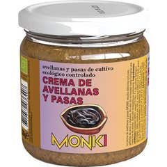 Monki Crème de noisettes et raisins secs Bio 330g