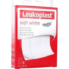 Leukoplast Soft Whit Pans 10X6Cm 5