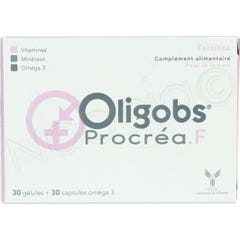 Oligobs Procréa Fertilité 30 + 30 gélules Et Capsules