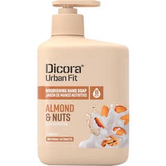 Dicora Urban Fit Savon Mains Vitamine B Amande et Noix 500ml