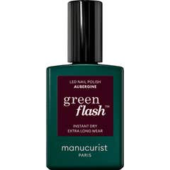 Manucurist Green Flash Vernis Ongles Aubergine 15 ml