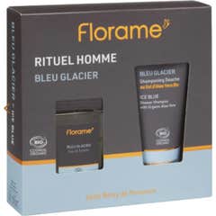 Florame Bleu Glacier Bio Coffret Edt + Shampoing Douche