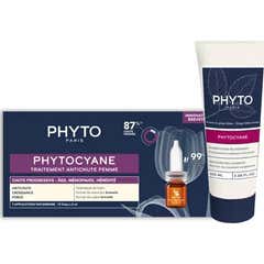 Phytocyane Kit Anticaída Progresiva Mujer 12 ampollas + Champú 100ml