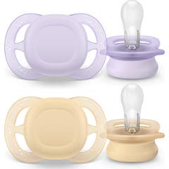Philips Avent Ultra Start Sucette Orange Lilas 0-2M 2uts