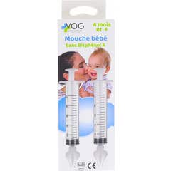 Vog Protect Jeringa Lavado Nasal Sin Bisfenol A 2 uds