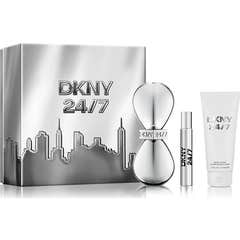 DKNY 24/7 Coffret Eau de Parfum 100 ml + Lait Corps 100 ml + Eau de Parfum 15 ml