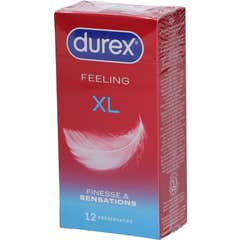 Durex Feeling XL Finesse & Sensations Préservatifs 12 uts