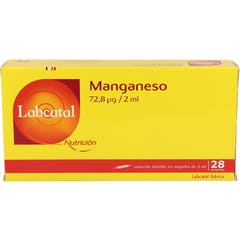 Labcatal Manganèse 28 Ampoules