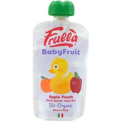 Frulla Babyfruit Pomme Pêche Purée Bio 100g