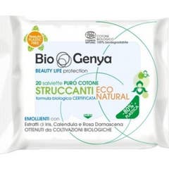 Biogenya Lingettes Demaquillants Eco Natural 20uts