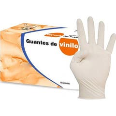 Cofares Gants Vinyle HV Sans Poudre Taille L 018185 100uts