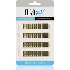 Eurostil Steel Clips 50 Mm Bronze 24pcs