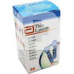 Lancettes Thin Lancets lancettes stériles 50 pcs