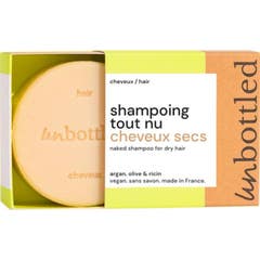 Unbottled Shampoing Solide Tout Nu Cheveux Secs & Abîmés 75g