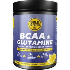 Gold Nutrition BCAAs Powder Lemon Lime 300gr