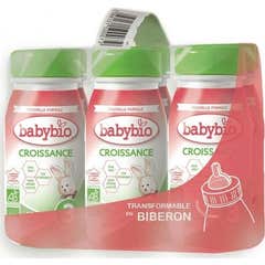 BabyBio 3ag Croissance Lait Bio  6x25ml