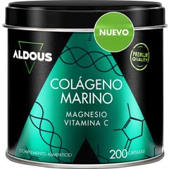 Aldous Bio Collagène Hydrolysé Pur Magnésium Vitamine C 200 Gélules