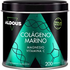Aldous Bio Collagène Hydrolysé Pur Magnésium Vitamine C 200 Gélules