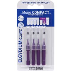 Elgydium Clinic Escovilhões Mono Compact Roxo 4 Unidades