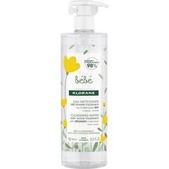Klorane Bébé Eau Nettoyante Sans Rinçage 750ml