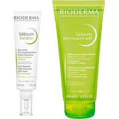 Bioderma Kit Antiacné Sébium Kerato+ 30ml + Gel Moussant 100ml