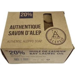Savon naturel d'Alep 20% 200g. Ecocert - Offre d'Alepeo