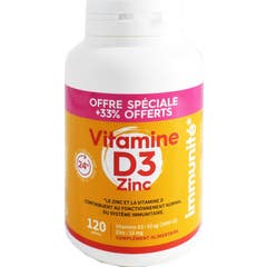 PharmaScience Vitamine D3 + Zinc 120caps