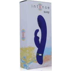 Intense Fun Susy Vibrating Oscillating Vibrator Silicon Rabbit Lilas