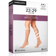 Farmalastic Bas De Contention Court (A-D) Compression Normale T-Reina Plus Beige