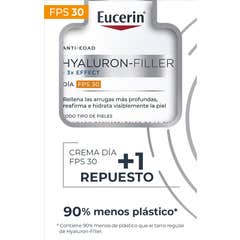 Eucerin Hyaluron‑Filler Soin de Jour SPF 30 Anti‑Âge + Recharge