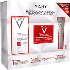 Vichy Pack Liftactiv Rétinol 30ml + Crème Collagène 50ml + Soleil 15ml 1ud