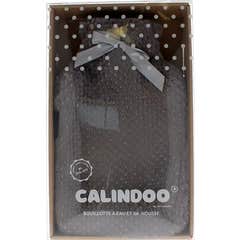 Calindoo Botella de Agua Caliente Tapa Gris Brillante 2L