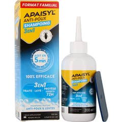Apaisyl Shampooing anti-poux 3 en 1 200 ml