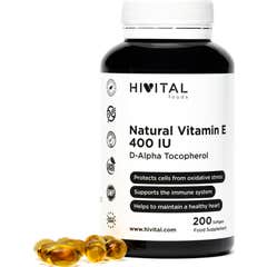 Hivital Foods Vitamine E Naturelle 400 UI 200 capsules