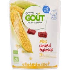 Good Goût Petit Plat dès 6 mois Bio Maïs et Canard 190g