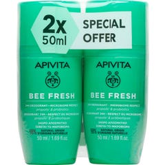 Apivita Bee Fresh Déodorant Roll-on 2x50 ml