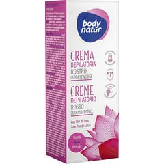 Body Natur Crème Dépilatoire Visage Peau Sensible Lotus 20ml