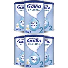 Gallia Calisma Pack Lait Infantile 2 6-12M 6x830 g