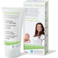 Ardo Gold Cream Lanolin Nipple Cream 30ml