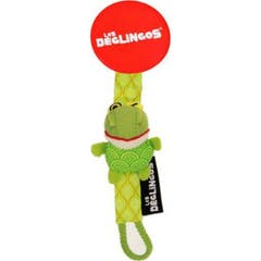 Les Deglingos Croakos The Frog Pacifier Clip 1ut