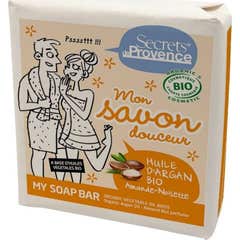 Secrets de Provance Savon Huile Argán & Amande Noisette 100g